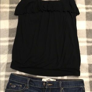 Black tube top